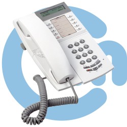 Системный цифровой телефон, светло-серый Aastra Dialog 4222 Office, Telephone Set, Light Grey (DBC22201/01001)